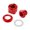 Red, variant on Aluminum Crank Arm Cover Installation Tool Bicycles Cranks Arm Bolt Tools Cycle Repair Bike Crank Arms Wrench