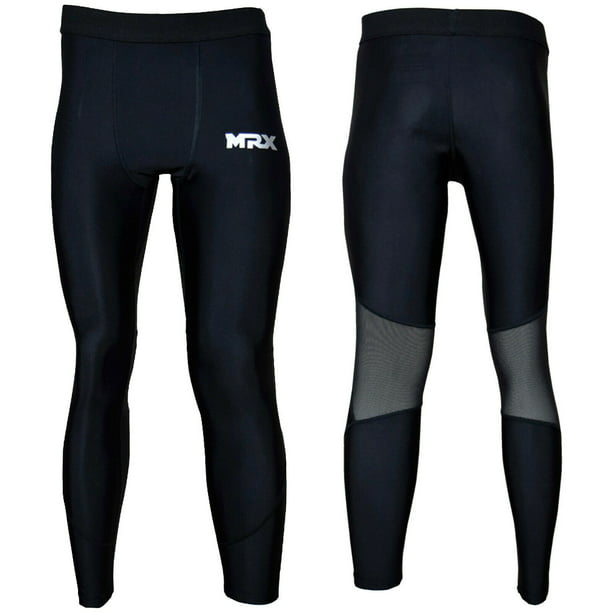 MRX - Mens Compression Pants Tights Running Gym Legging Long Base Layer ...