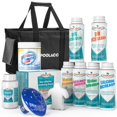 thumbnail image 1 of Kit de inicio para bañeras de hidromasaje POOLACC Bromine con productos químicos y accesorios, 1 of 7