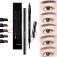 thumbnail image 1 of Eyebrow Pencil Double Ended Eyebrow Pencil With Replacement Tip No Need To Sharpen And Not Easy To Fade Brown Eyebrow Pencil Double Ended, Eyebrow Pencil for Women, 1 of 9