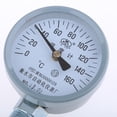 thumbnail image 4 of Medidor De Termómetro Industrial , Temperatura Bimetálica De La Tubería De Marcación, Acero Inoxidable, ~ 160 ℃ Sunnimix Termómetro de tubo bimetálico, 4 of 8