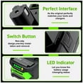 thumbnail image 3 of 6Pack 8.0AH For Ryobi 18V P108 One+ Plus High Capacity Battery 18 Volt Lithium-Ion, 3 of 10