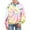 B2 cute sweatshirts for teens Yellow, variant on Plus Size Blouses 3/4 Sleeve Hoodies for Teen Girls Cute Trendy Youth Long Sleeve Oversized Hooded Sweatshirts Tween Tops Winter Preppy Clothes Tie Dye