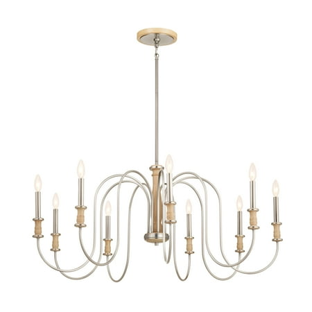 

Kichler 52471 Karthe 9 Light 42 Wide Chandelier - Nickel