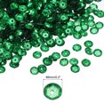 thumbnail image 2 of Loose Sequins 6MM Laser Sequins 2400Pcs Cup Sequins Embroidery Sequins for Jewelry Making Crafts Sewing,Dark Green, 2 of 5