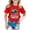 Red, variant on 100 Days Of School Shirts Graphic Tee Tops Short Sleeve Round Neck Back To School Shirt Summer Baggy Tops Beach Loose Casual Light T Shirts for Girl