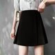 thumbnail image 4 of Falda Corta de Verano de la Moda Casual de las Mujeres de Cintura Baja A-Línea Asimétrica Falda Plisada, 4 of 6