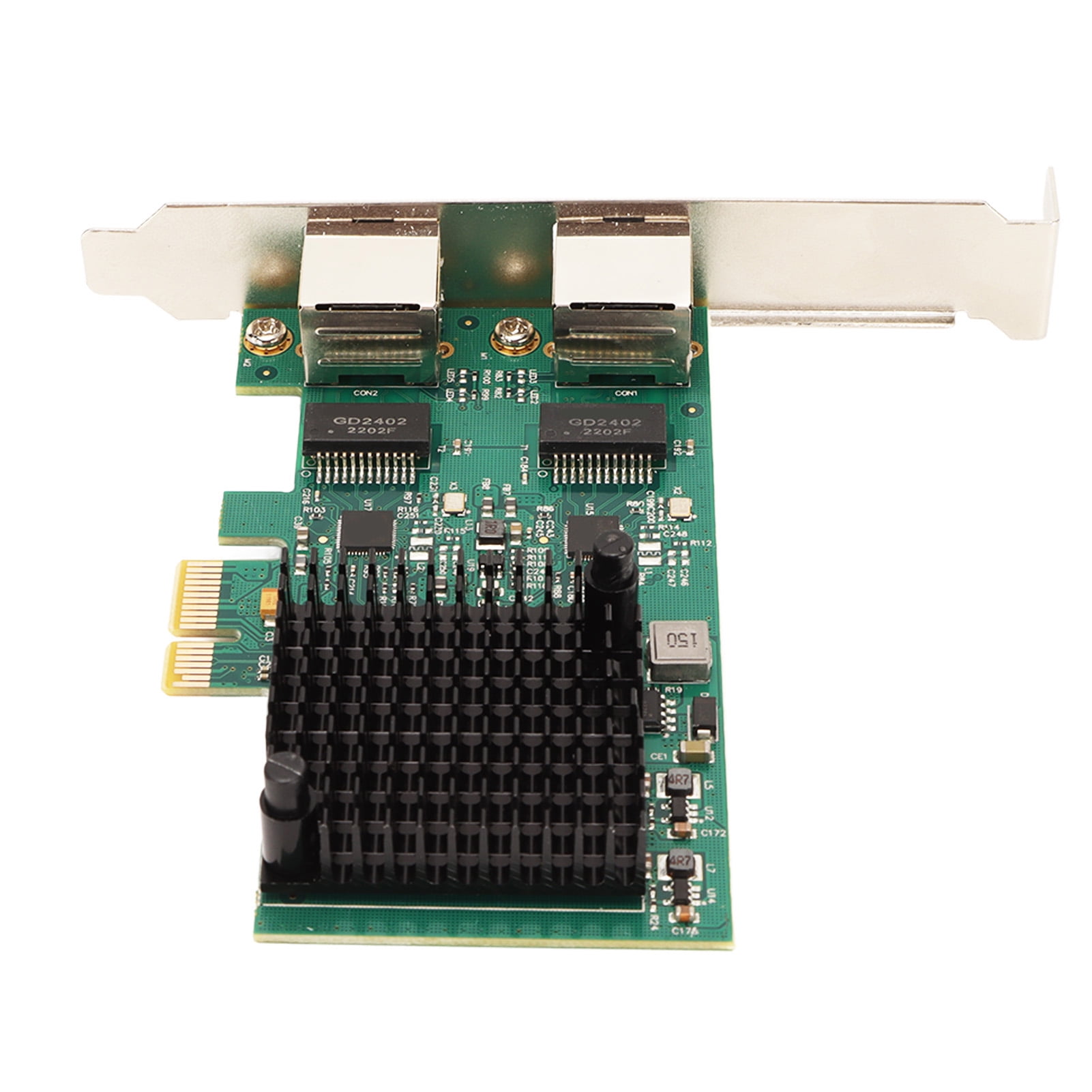 PCIE X1 Network Card, Dual Port PCIe Network Adapter For Workstation