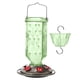 thumbnail image 2 of Comedero de cristal para colibrí colgado al aire libre • Comedero duradero para néctares de cristal • Foso integrado para hormigas • 6 puertos de alimentación • Boca ancha y fácil de limpiar, 2 of 7