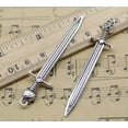 thumbnail image 4 of U8MO 3/10/20X Retro Crafts Jewelry Making DIY Sword Alloy Charms Pendant 67x14mm-20pcs, 4 of 5