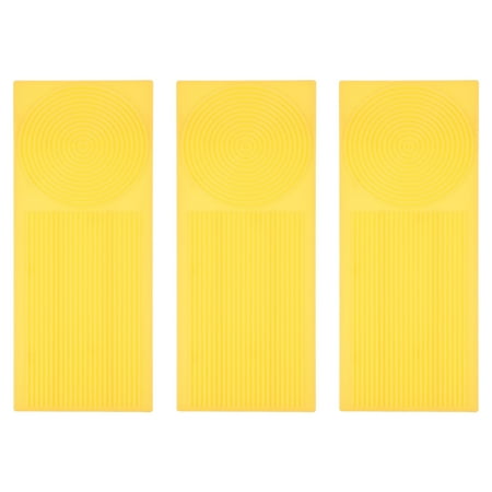 

NUOLUX 3Pcs Household Garganelli Boards Practical Wooden Pasta Gnocchi Boards (Yellow)