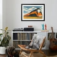 thumbnail image 4 of Art.com Southern Pacific Streamlined Train, Sunbeam Art Print, Black Frame Wall Art, 44" x 32", 4 of 5