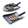 thumbnail image 2 of Tableware Plate Frosted Imitation Porcelain Shovels Tableware Plate,Snack Tray Grill Platter,B, 2 of 8