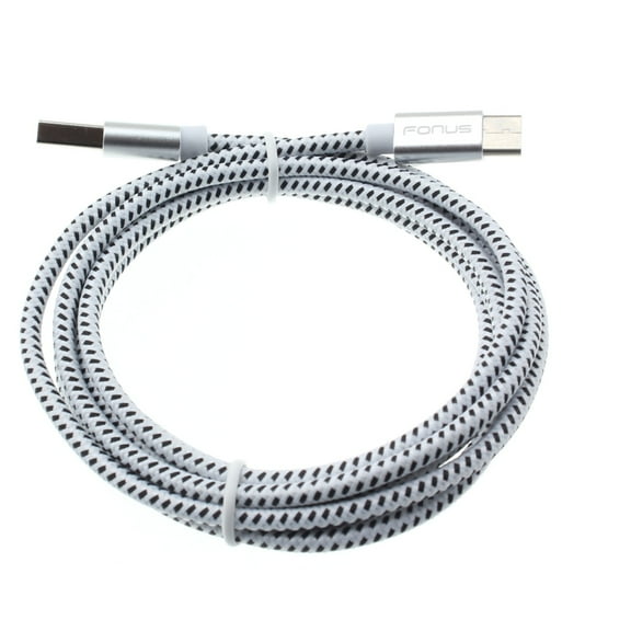 Type-C 6ft USB Cable for Orbic Myra 5G UW, Magic 5G Phones - Charger Cord Power Wire USB-C Long Braided Q7R