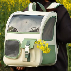Pet Breathable Backpack,Pet Backpack Portable Cat Dog Carrier Backpack Pet Carriers Maximized Efficiency