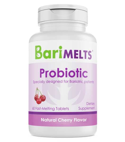 BariMelts Probiotic, Dissolvable Bariatric Vitamins, Natural Cherry Flavor, 60 Fast Melting Tablets