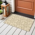 thumbnail image 4 of Entryway Rug 2'x3', Beige Spring Floral Small Rug for Kitchen Bathroom Door Mat Indoor Entrance, Farmhouse Flowers Elegant Pastoral Non-Slip Area Rugs Floor Mats Carpet Front Door Rugs, 4 of 8