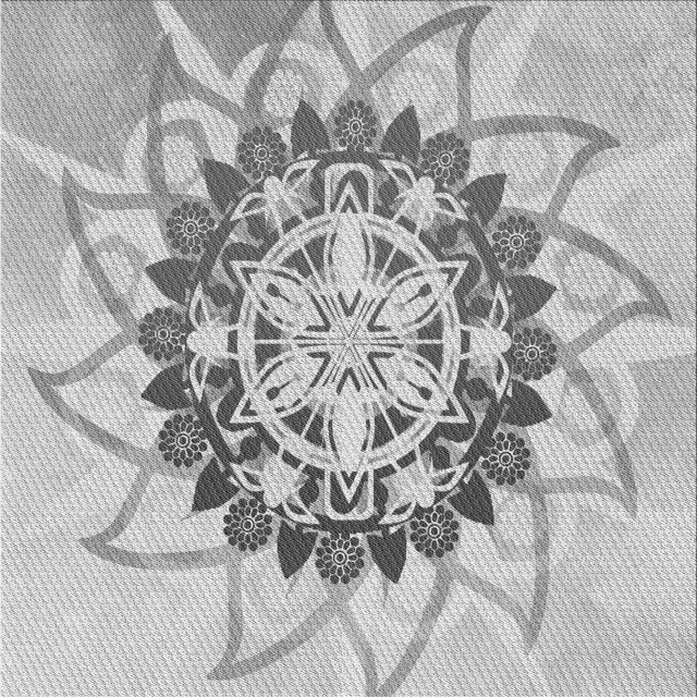 Ahgly Company Tapis d'Intérieur Lavable en Machine Carré Gris Transitionnel, 6 Pieds Carré