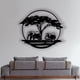 thumbnail image 2 of Cuadro Decorativo de Metal con Diseño elfantes en Africa Extra grande, 2 of 4