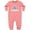 Mauve, variant on San Diego California Whale Baby Fleece Romper
