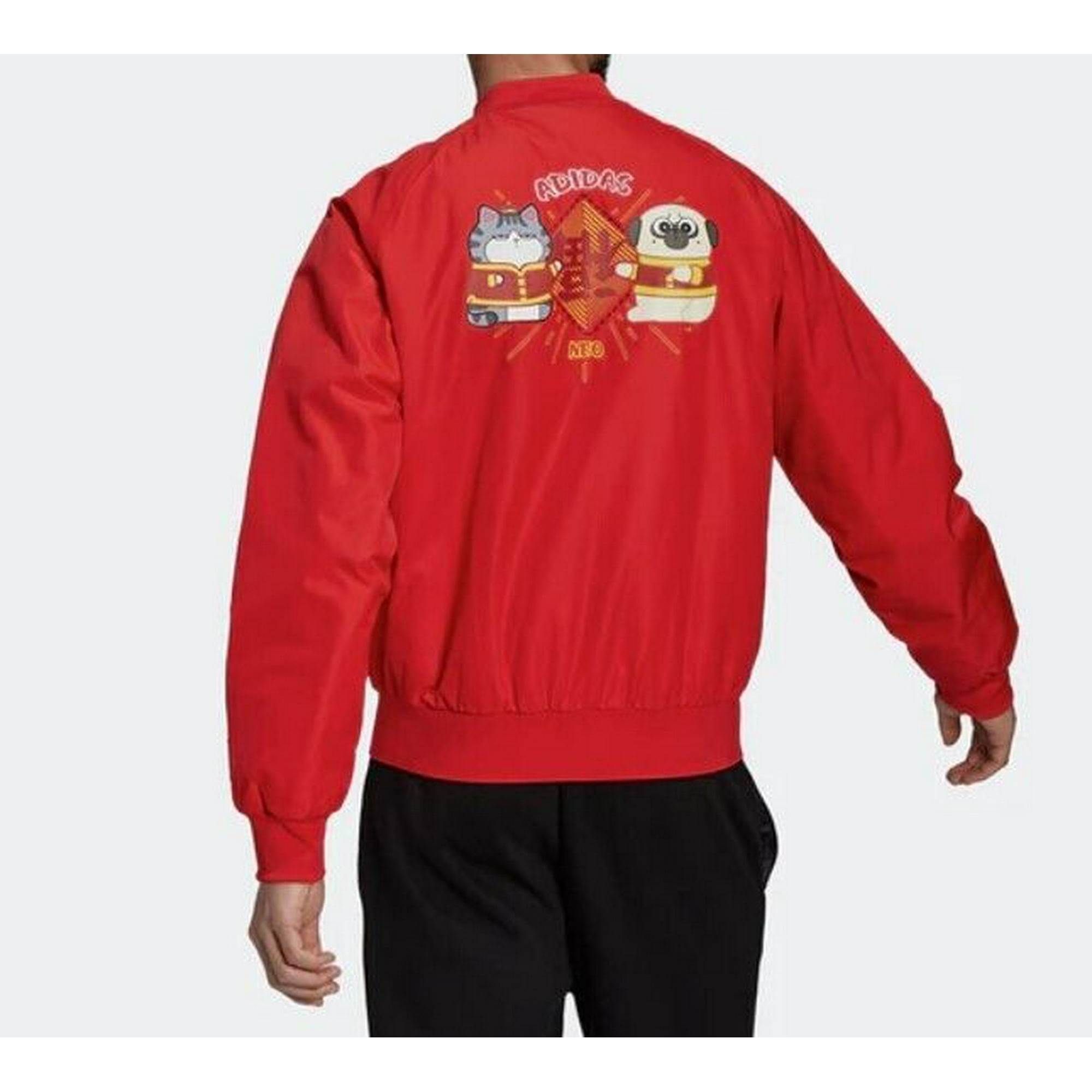 Adidas G85182 Neo Wuhuang Bomber Jacket Vivid Red ( L ) - Walmart.ca