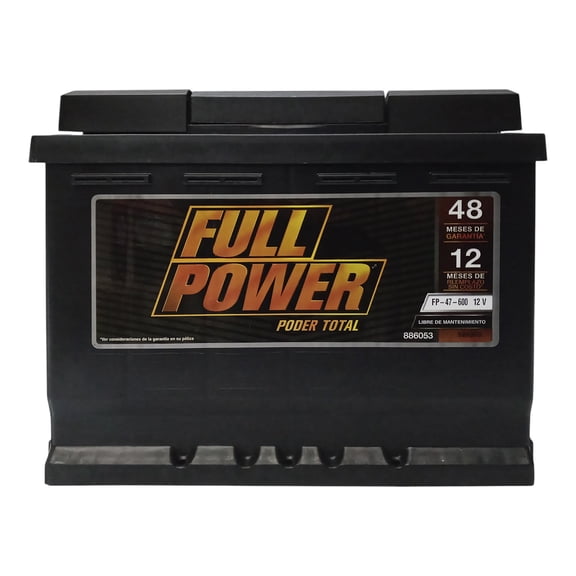Full Power Fp47-600 12V 600 A Bci Para Uso Automotriz