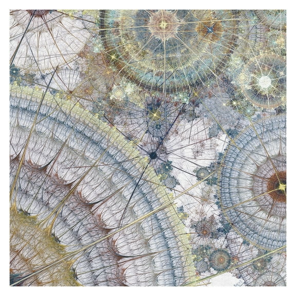 Masterpiece Art Gallery Clockworks II Abstract By James Burghardt Canvas Art Print 20" x 20"