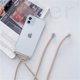 thumbnail image 1 of Funda de teléfono con cadena y correa para collar para iPhone 14 13 Pro Max 12 11 XS X XR Mini SE 2 6S 7 8 Plus, funda de cuerda suave transparente Tan Jianjun unisex, 1 of 2