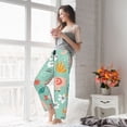 thumbnail image 5 of Sikiie Elephant and Flowers Women’s Ultra-Soft Comfy Lounge Pants Sleepwear Comfy Lounge Pants Drawstring Sleep Bottoms with PocketsLarge, 5 of 6