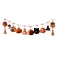 thumbnail image 3 of Cozy Fall Fabric Garland, Felt Pumpkin & Autumn Leaf Garland, Warm Seasonal Hanging Decor for Mantel, Fireplace, Staircase & Entryway, 3 of 8