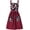 Claret, variant on Vintage Pinafore Apron Dress for Women with Pockets Cute Floral Chef Aprons for Kitchen Cooking Baking Gardening