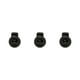 thumbnail image 1 of Guardurnaity 100 piezas Tapón de plástico Cordones Ropa deportiva Bloqueo de cable Agujero doble Clip elástico Palanca para bolsa Negro 1.851.5 Type1 NO1, 1 of 6