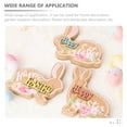 thumbnail image 5 of CIMAXIC easter Easter Table Sign Easter Bunny Table Wood Sign Happy Easter Table Centerpiece,5.91"X4.72"X0.79", 5 of 5