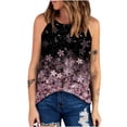 thumbnail image 1 of Moda casual mujer sin mangas impreso damas cuello redondo tops chaleco camiseta Pompotops lopia993723, 1 of 4