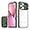 Green, variant on Sliding Window Clear Resin Phone Case for iPhone X XS XR SE 8 7 Plus Max, Transparent Lens Protective Pop Back Cover, Shockproof and Drop-Proof Shell(Green,7/8 Plus)