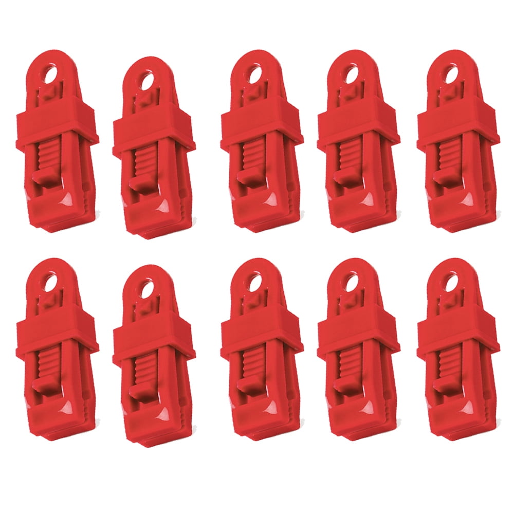 Tarp Clips, Heavy Duty Lock Grip, Clamps Withstand 60mph Strong Wind Fit for Awnings, Outdoor