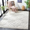 thumbnail image 2 of SAFAVIEH Cottage Wight Geometric Indoor/Outdoor Area Rug, Ivory/Light Grey, 8' x 10', 2 of 6