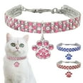 thumbnail image 2 of Xiao Hua Collar decorativo para mascotas, accesorio decorativo para gatos y perros, rango ajustable para cachorros, collares para perros y gatos, accesorios de aseo para mascotas, negro, M, 2 of 3