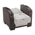 thumbnail image 7 of Ottomanson Convertible Accent Chair Chenille Modern Sleeper Armchair with Storage, Cream, 7 of 7