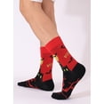 thumbnail image 4 of Halloween small leg socks, ethnic style, warm, sweat absorbing, odor proof, breathable adult small leg socks, Halloween party gifts, 4 of 10
