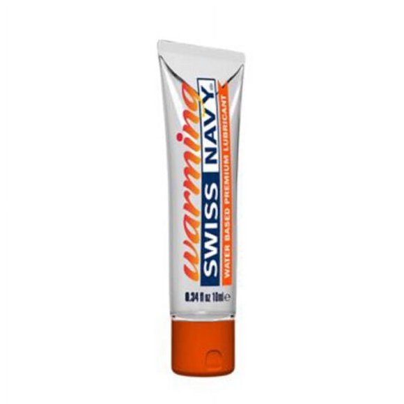 Swiss Navy Warming Lube, Water-based Personal Lubricant for Men, Women and Couples, 1 fl. Oz.