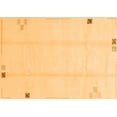 thumbnail image 1 of Ahgly Company Indoor Rectangle Solid Orange Modern Area Rugs, 5' x 8', 1 of 4