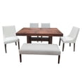 thumbnail image 1 of Comedor 4 Sillas 1 Banca San Francisco Nogal - Kessa Muebles, 1 of 5