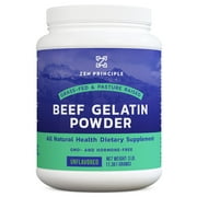 Zen Principle Grass-Fed Gelatin Powder, Unflavored, 3 lb