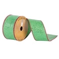 thumbnail image 1 of Vickerman Q170228 2.5 in. x 10 Yard Red, Brown & Ivory Plaid Edge Ribbon, 1 of 1