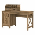 thumbnail image 2 of Bush Furniture Key West 54W Computer Desk with Storage and Desktop Organizers in Reclaimed Pine, 2 of 7