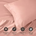 thumbnail image 5 of Superior 1000 Thread Count Egyptian Cotton Sheet Set, Deep Pocket Sheets, Olympic Queen, Dusted Rose, 5 of 13