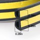 thumbnail image 3 of D-Profile Seal Strip, Door and Window Seal with Strong Adhesion, Noise Insulating and Weatherproof, 6 Meters (Black), 3 of 5