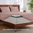 thumbnail image 2 of Juego de sábanas Bedsure GentleSoft Deep Pocket Queen Dusty Pink, 2 of 9