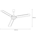 thumbnail image 2 of Ventilador de techo Industrial Hercules Masterfan Hércules 56 Blanco, 2 of 4